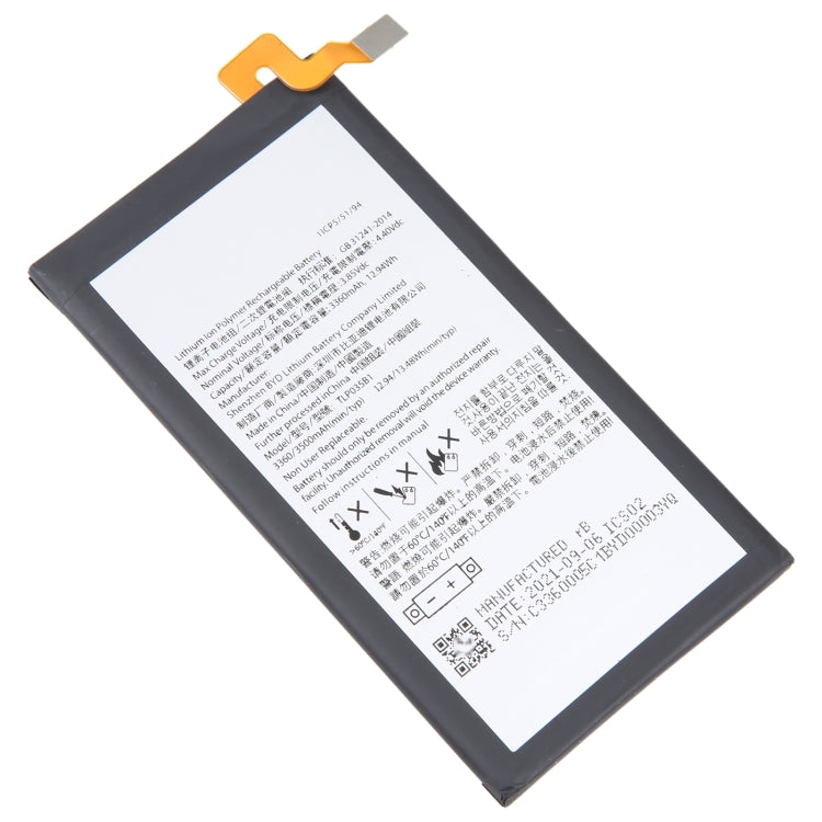 For Blackberry KEY2 3360mAh Battery Replacement TLP035B1 - Others by buy2fix | Online Shopping UK | buy2fix