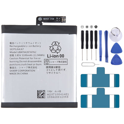 For Sharp Aquos V HE384 3100mAh Battery Replacement UBAT I A287AFN2 - Others by buy2fix | Online Shopping UK | buy2fix