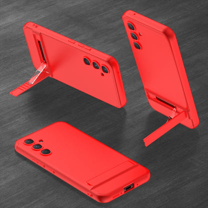 For Samsung Galaxy A54 5G GKK Three Stage Splicing Full Coverage PC Phone Case with Stand(Red) - Galaxy Phone Cases by GKK | Online Shopping UK | buy2fix