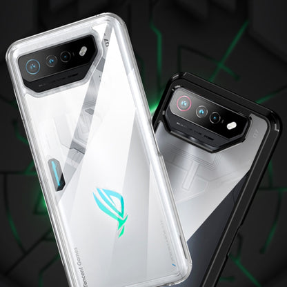 For Asus ROG Phone 7 / 7 Ultimate Clear PC + TPU Shockproof Phone Case(White) - ASUS Cases by buy2fix | Online Shopping UK | buy2fix