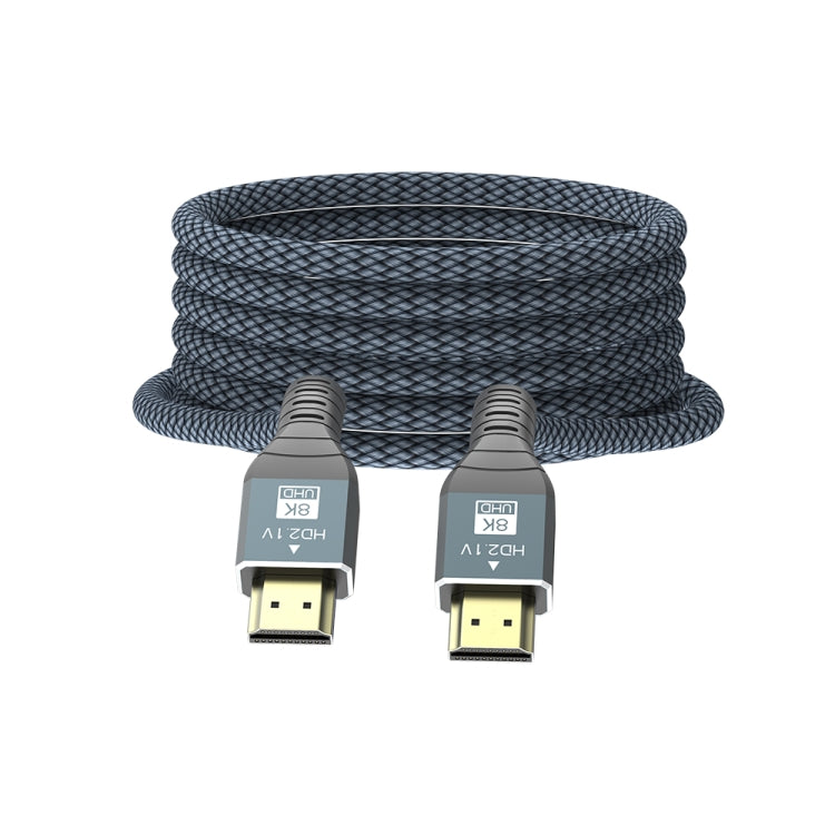 3m HDMI 2.1 Version 8K 60Hz UHD 48Gbps Cable(Grey) - Cable by buy2fix | Online Shopping UK | buy2fix