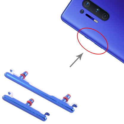 For OnePlus 8 Pro Power Button + Volume Control Button(Blue) - Home key & Side Key by buy2fix | Online Shopping UK | buy2fix