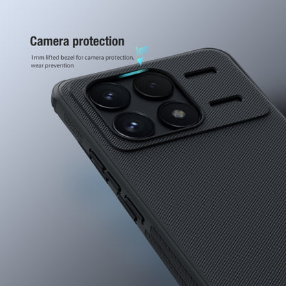 For Xiaomi Redmi K70 / K70 Pro NILLKIN Frosted Shield Pro PC + TPU Phone Case(Black) - K70 Pro Cases by NILLKIN | Online Shopping UK | buy2fix