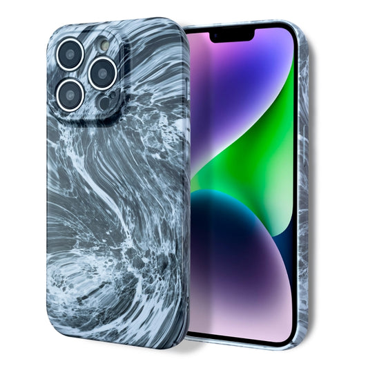 For iPhone XS Max Marble Pattern Phone Case(Black White) - More iPhone Cases by buy2fix | Online Shopping UK | buy2fix