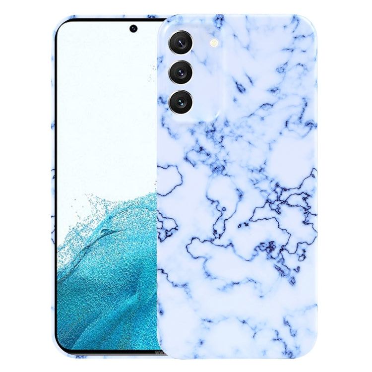 For Samsung Galaxy S22 5G Marble Pattern Phone Case(Blue White) - Galaxy S22 5G Cases by buy2fix | Online Shopping UK | buy2fix