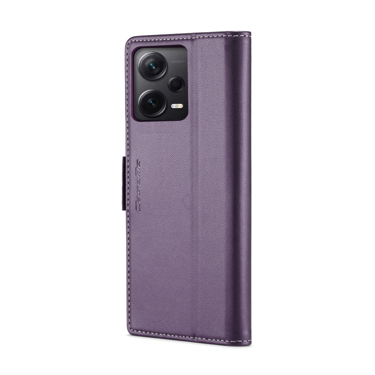 For Xiaomi Redmi Note 12 Pro+ 5G Global CaseMe 023 Butterfly Buckle Litchi Texture RFID Anti-theft Leather Phone Case(Pearly Purple) - Note 12 Pro+ Cases by CaseMe | Online Shopping UK | buy2fix