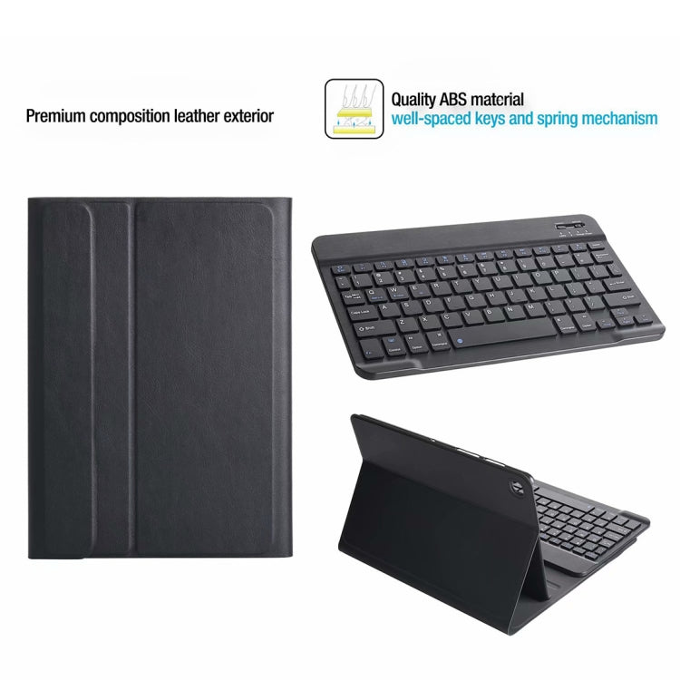 DY-M10P For Lenovo Smart Tab M10 HPD Plus TB-X606F 10.3 inch 2 in 1 Removable Magnetic ABS Bluetooth Keyboard + Protective Leather Tablet Case with Stand & Sleep / Wake-up & Pen Holder(Black) - Lenovo Keyboard by buy2fix | Online Shopping UK | buy2fix
