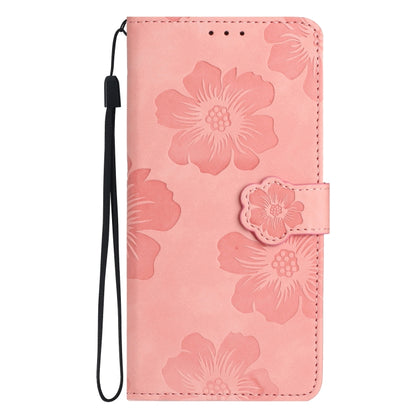 For Xiaomi Redmi Note 12S Flower Embossing Pattern Leather Phone Case(Pink) - Xiaomi Cases by buy2fix | Online Shopping UK | buy2fix