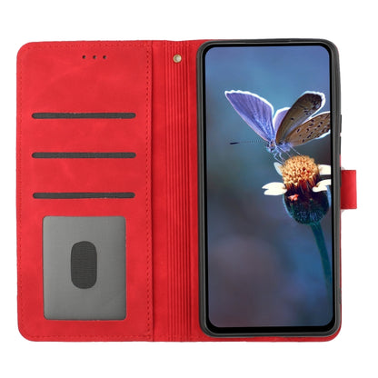 For Xiaomi Redmi Note 12S Flower Embossing Pattern Leather Phone Case(Red) - Xiaomi Cases by buy2fix | Online Shopping UK | buy2fix