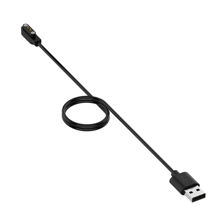 For Kieslect Smart Watch K10 / K11 Smart Watch Magnetic Charging Cable, Length:1m(Black) - Charger by buy2fix | Online Shopping UK | buy2fix