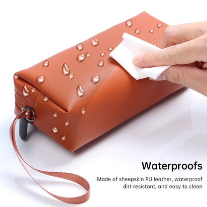 Waterproof PU Leather Laptop Accessory Bag(Black) - Other by buy2fix | Online Shopping UK | buy2fix