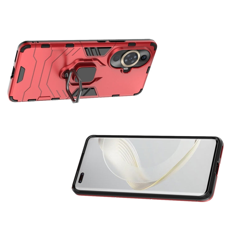 For Huawei nova 11 Pro Magnetic Ring Holder PC + TPU Phone Case(Red) - Huawei Cases by buy2fix | Online Shopping UK | buy2fix