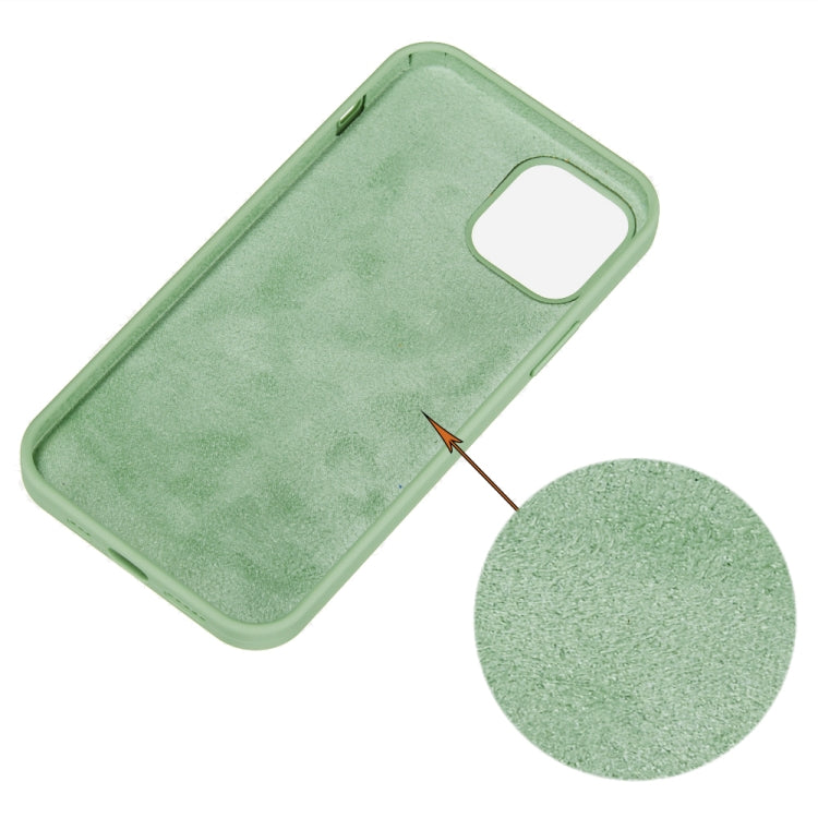 For iPhone 15 Plus Solid Color Silicone Phone Case(Mint Green) - iPhone 15 Plus Cases by buy2fix | Online Shopping UK | buy2fix