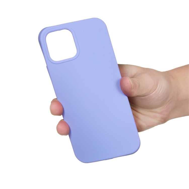 For iPhone 15 Plus Solid Color Silicone Phone Case(Purple) - iPhone 15 Plus Cases by buy2fix | Online Shopping UK | buy2fix