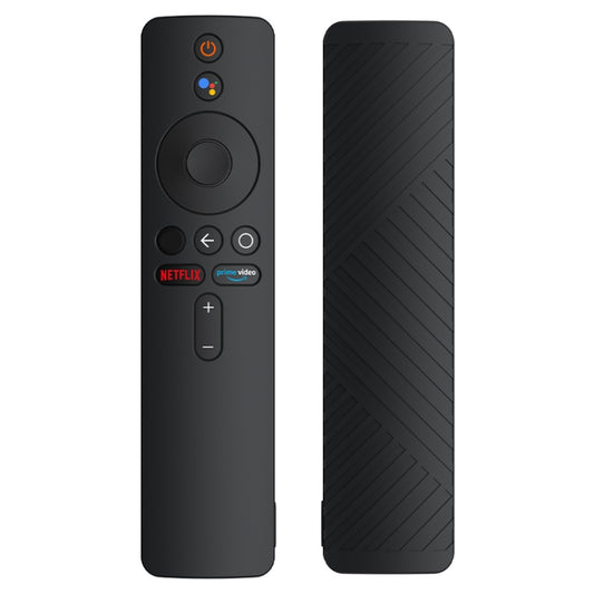 For Xiaomi 4K TV Stick Remote Control Liquid Silicone Protective Case(Black) - Remote Control Covers by buy2fix | Online Shopping UK | buy2fix