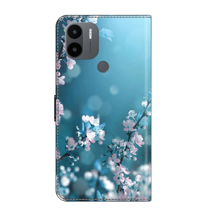 For Xiaomi Redmi A1+ / A2 / A2+ Crystal 3D Shockproof Protective Leather Phone Case(Plum Flower) - Xiaomi Cases by buy2fix | Online Shopping UK | buy2fix