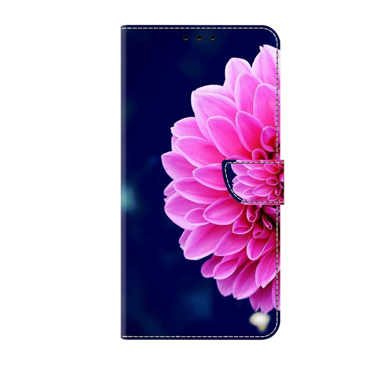 For Xiaomi Redmi Note 8 Crystal 3D Shockproof Protective Leather Phone Case(Pink Petals) - Xiaomi Cases by buy2fix | Online Shopping UK | buy2fix