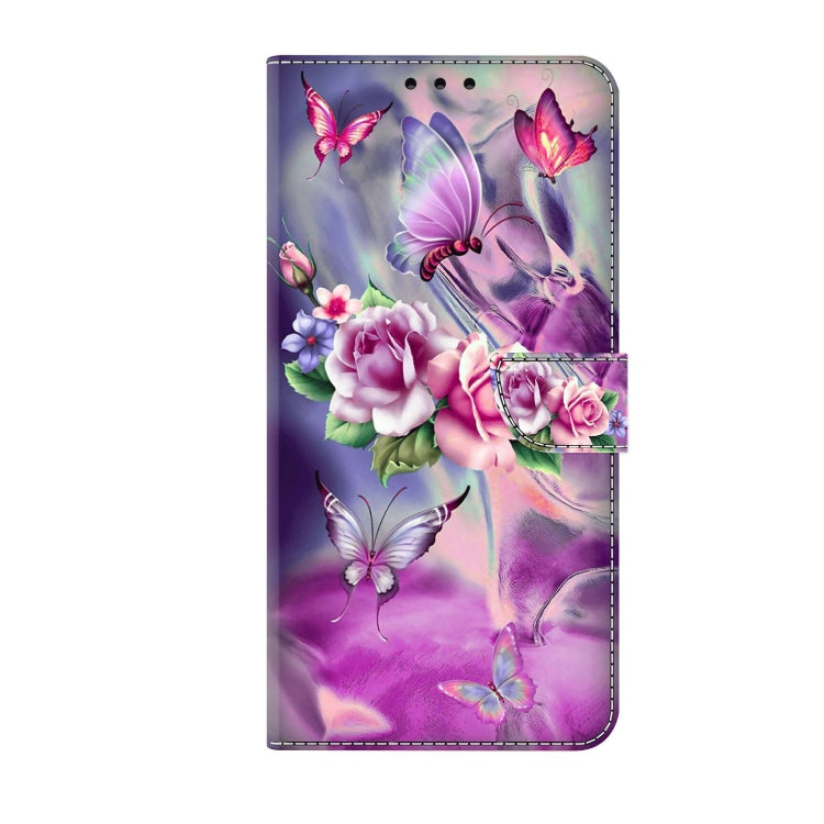 For Xiaomi Redmi Note 11 Pro 5G / 4G Global Crystal 3D Shockproof Protective Leather Phone Case(Butterfly) - Xiaomi Cases by buy2fix | Online Shopping UK | buy2fix