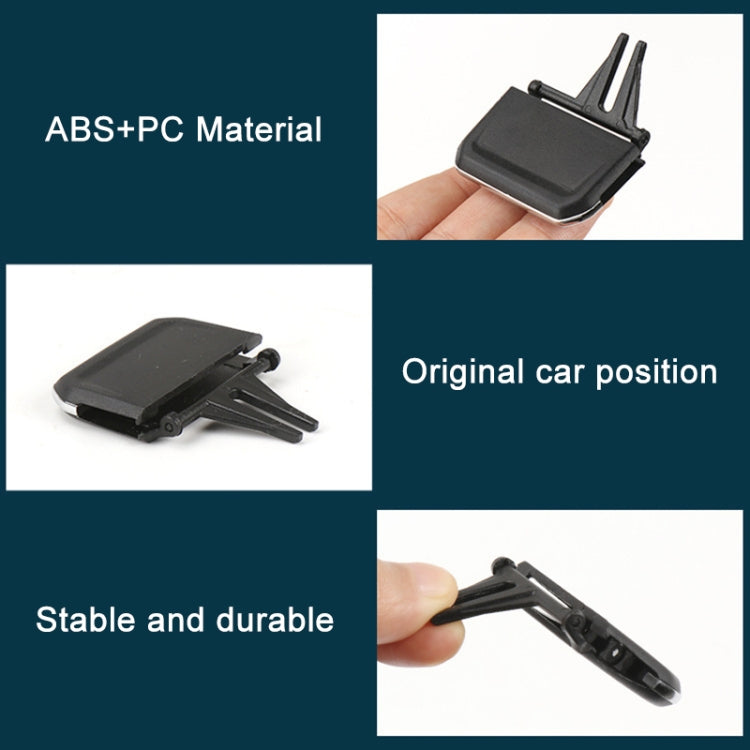 For Volkswagen Tiguan L 17-21 Car Air Conditioning Air Outlet Paddle, Left Driving(Middle-Left) - Air Conditioning System by buy2fix | Online Shopping UK | buy2fix