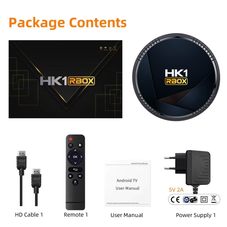 HK1RBOX H8-H618 Android 12.0 Allwinner H618 Quad Core Smart TV Box, Memory:4GB+32GB(US Plug) - Allwinner H6 by buy2fix | Online Shopping UK | buy2fix