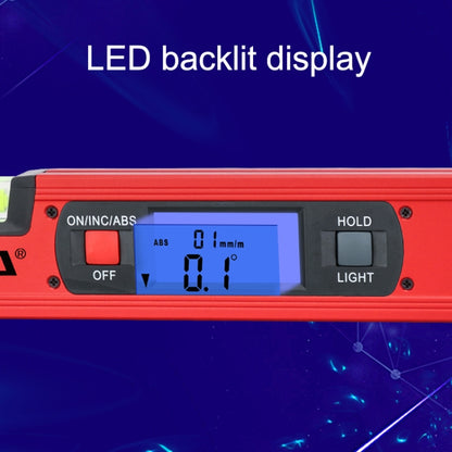 GVDA GD-H400M Digital Level 360 Measure Protractor Level Ruler(Red) - Laser Rangefinder by GVDA | Online Shopping UK | buy2fix