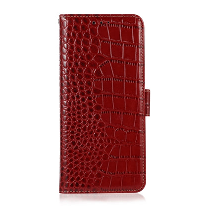 For Nokia XR21 Crocodile Top Layer Cowhide Leather Phone Case(Red) - Nokia Cases by buy2fix | Online Shopping UK | buy2fix