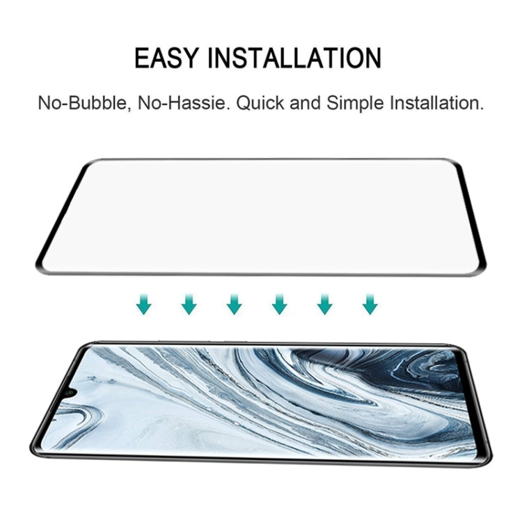 For Xiaomi Mi Note 10 Lite & Mi Note 10 3D Curved Edge Full Screen Tempered Glass Film(Black) - Xiaomi Accessories by buy2fix | Online Shopping UK | buy2fix