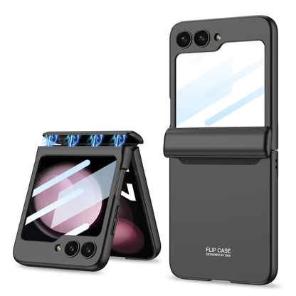 For Samsung Galaxy Z Flip5 GKK Integrated Magnetic Full Coverage Folding Phone Case(Black) - Galaxy Z Flip5 Cases by GKK | Online Shopping UK | buy2fix