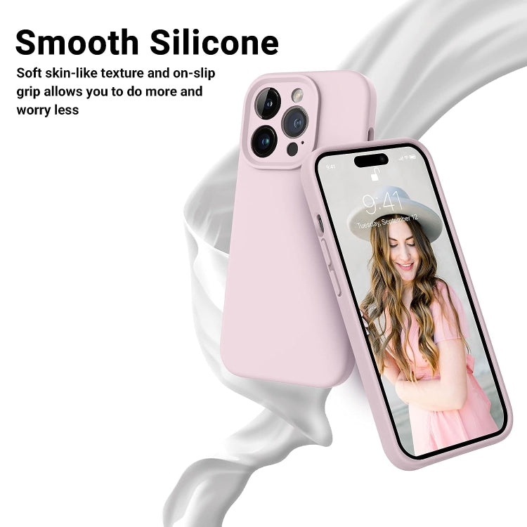 For iPhone 15 Pro Max LK MagSafe Magnetic Silicone Phone Case(Pink) - iPhone 15 Pro Max Cases by buy2fix | Online Shopping UK | buy2fix