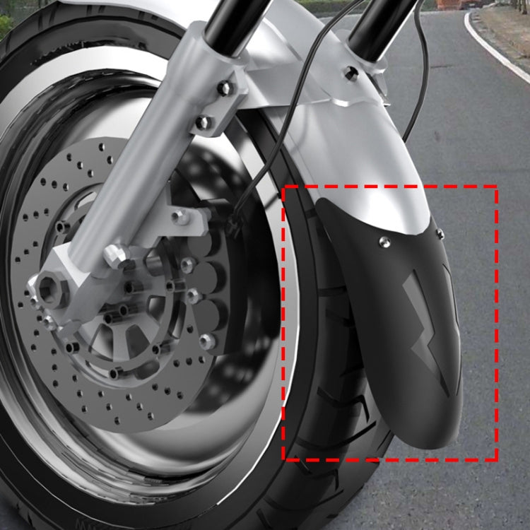 Motorcycle PP Modified Front Wheel Fender Dustproof Splash Flaps Mudguards Fender Guard, Style:03 - In Car by buy2fix | Online Shopping UK | buy2fix