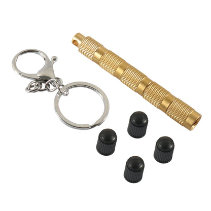 A6633 Offroad Vehicles 4 in 1 Brass Tire Deflation Tool Tire Exhaust Valve with Valve Core - Tire Valve Caps by buy2fix | Online Shopping UK | buy2fix