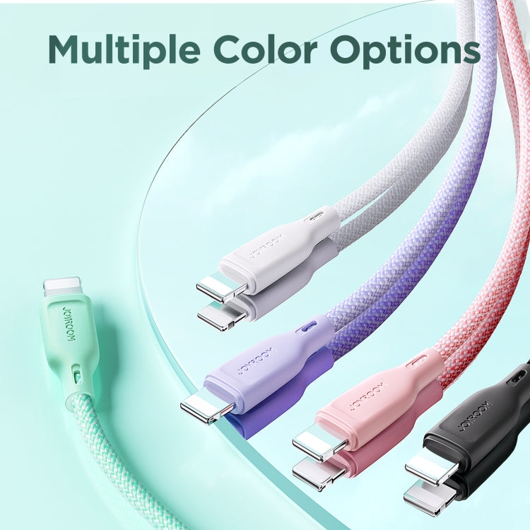 JOYROOM SA34-CL3 30W USB-C/Type-C to 8 Pin Fast Charge Data Cable, Length: 1m(Purple) - 2 in 1 Cable by JOYROOM | Online Shopping UK | buy2fix