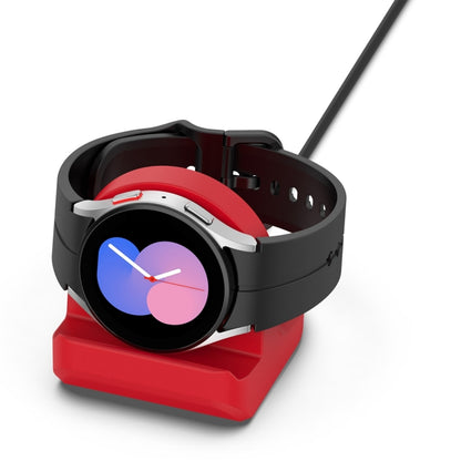 For Samsung Galaxy Watch 6 / 6 Classic Smart Watch Silicone Charging Bracket(Red) - Charger by buy2fix | Online Shopping UK | buy2fix