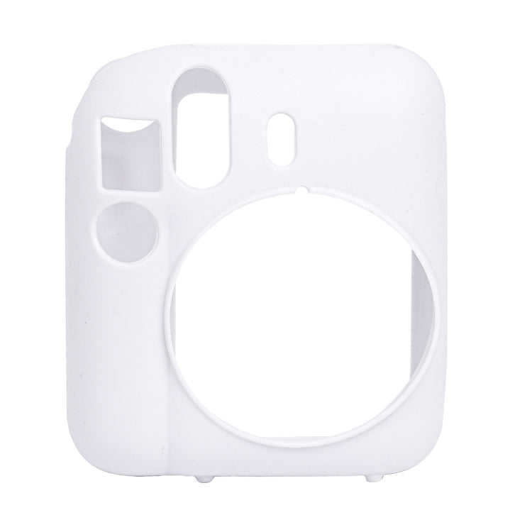 For FUJIFILM instax mini 12 Soft Silicone Camera Protective Case(White) - Protective Case by buy2fix | Online Shopping UK | buy2fix