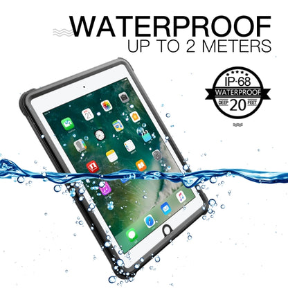 For iPad 9.7 (2017) / (2018) / Air RedPepper Shockproof Waterproof PC + TPU Protective Case with Holder(Black) - iPad 9.7 (2018) & (2017) Cases by RedPepper | Online Shopping UK | buy2fix