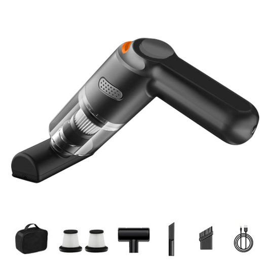 KBN-010 10000Pa Powerful Car Cordless Vacuum Cleaner Handheld Cleaning Tool, Spec:Deluxe Version(Black) - Vacuum Cleaner by buy2fix | Online Shopping UK | buy2fix