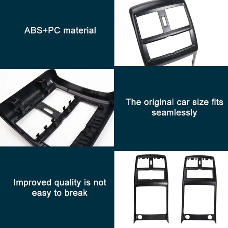 For Mercedes Benz ML320 / GL450 Car Rear Air Conditioner Air Outlet Panel Cover 166 680 7003, Style:Single Hole(Black) - Air Conditioning System by buy2fix | Online Shopping UK | buy2fix