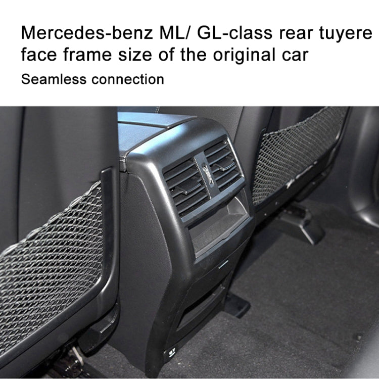 For Mercedes Benz ML320 / GL450 Car Rear Air Conditioner Air Outlet Panel Cover 166 680 7403, Style:Dual Hole(Black) - Air Conditioning System by buy2fix | Online Shopping UK | buy2fix