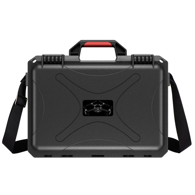 For DJI Mini 4 Pro STARTRC Drone Kit Waterproof ABS Suitcase Storage Box(Black Red) - Carry Cases & Bags by STARTRC | Online Shopping UK | buy2fix