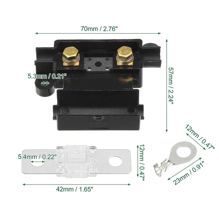 6 in 1 For Dual Battery Systems ANS Car Fuse Holder Fuse Box Kit, Current:80A - Fuse by buy2fix | Online Shopping UK | buy2fix