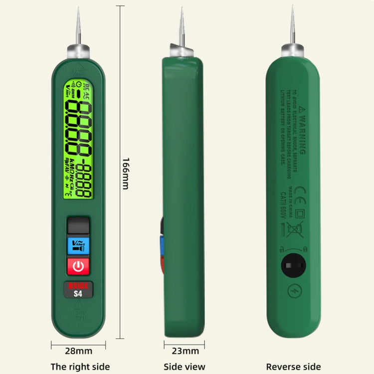 BSIDE S4 AC Voltage Induction Charging Smart Pen(Extra Sharp Nib) - Current & Voltage Tester by BSIDE | Online Shopping UK | buy2fix
