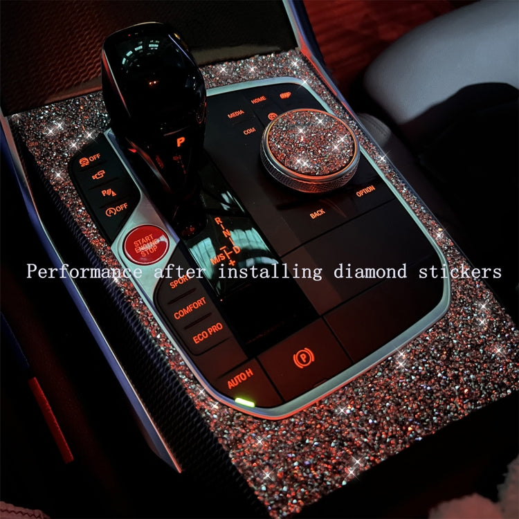 For Ford Mustang 2009-2013 Car Right Side Air Outlet Diamond Decoration Sticker, Left Hand Drive - Car Interior Mouldings by buy2fix | Online Shopping UK | buy2fix