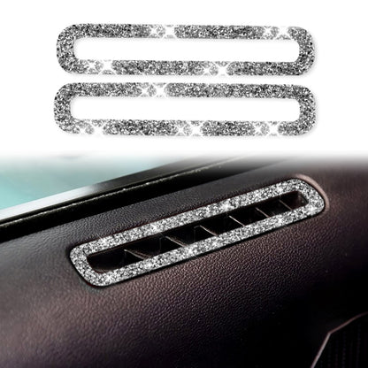 For Ford Mustang 2015-2020 Car Door Air Outlet Diamond Decoration Sticker, Left and Right Drive - Car Interior Mouldings by buy2fix | Online Shopping UK | buy2fix