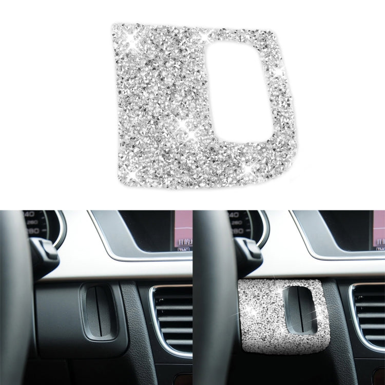 For Audi A4L  Car Keyhole Diamond Decoration Sticker, Left Drive - Car Interior Mouldings by buy2fix | Online Shopping UK | buy2fix