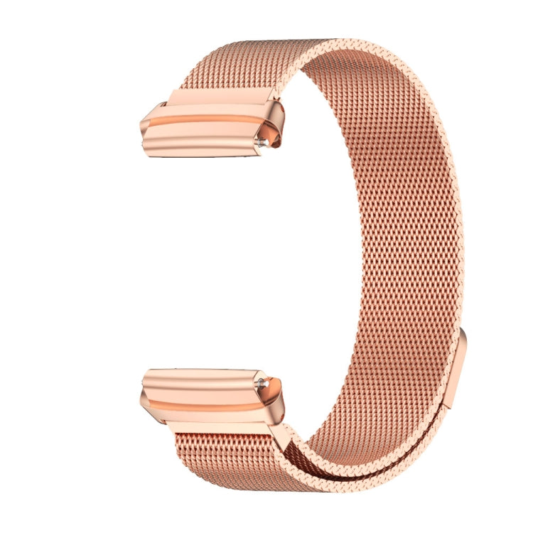 For Redmi Watch 3 Lite / Watch 3 Active Mijobs Milan Magnetic Metal Watch Band(Rose Gold) - Watch Bands by MIJOBS | Online Shopping UK | buy2fix