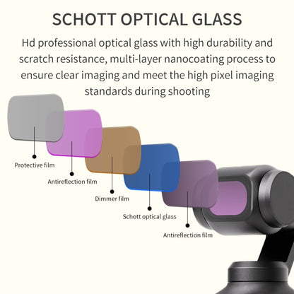 For DJI OSMO Pocket 3 JSR CB Series Camera Lens Filter, Filter:ND256 - Lens Accessories by JSR | Online Shopping UK | buy2fix