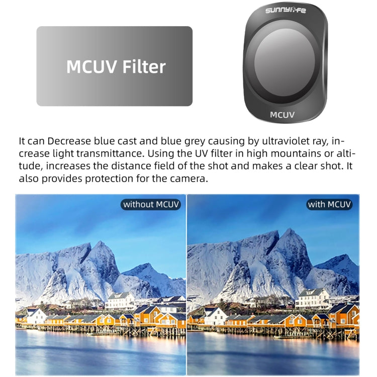 For DJI OSMO Pocket 3 Sunnylife Camera Lens Magnetic Metal Filter, Filter:4 in 1 ND8/16/32/64 - Lens Accessories by Sunnylife | Online Shopping UK | buy2fix