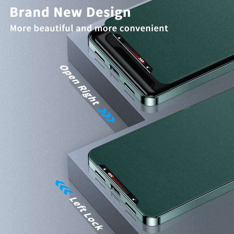 For Samsung Galaxy S24 Ultra 5G MagSafe Magnetic Plain Metal Phone Case(Green) - Galaxy S24 Ultra 5G Cases by buy2fix | Online Shopping UK | buy2fix