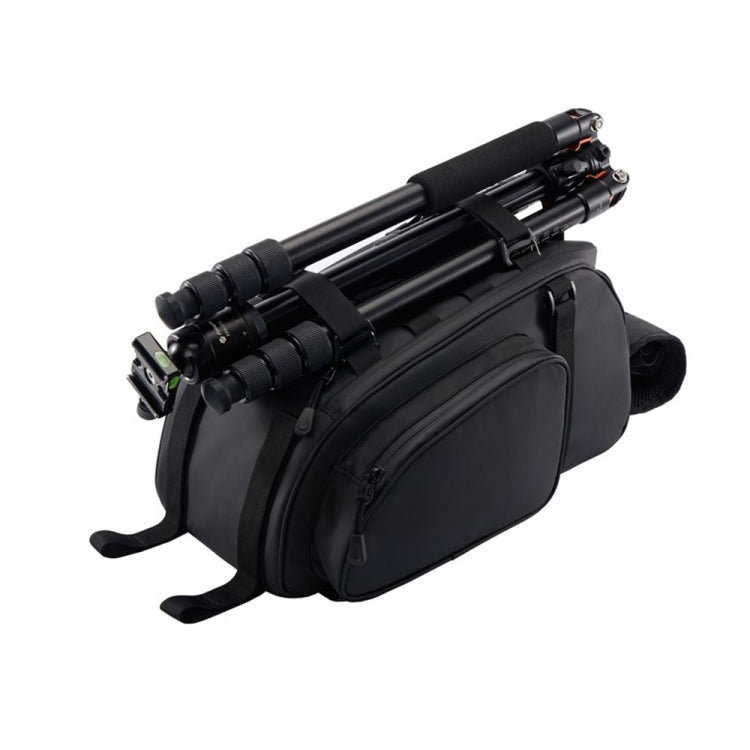 CADeN D116 Mountain Bike Panniers Tail Bags Crossbody Camera Bag Photography Lens Shoulder Bag, Size:37 x 19.5 x 23cm(Black) - Strap Satchel by CADeN | Online Shopping UK | buy2fix