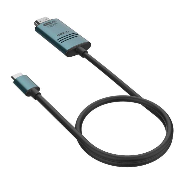 Onten UC982 8K 60Hz USB-C / Type-C to HDMI Video HD Conversion Cable(Pine Green) - Cable & Adapters by Onten | Online Shopping UK | buy2fix